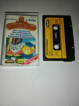 Die Gummibärenbande Folge 1 Schwarz mit Gelben Aufkleber 829782-4 Karussell(Innencover beschrieben)